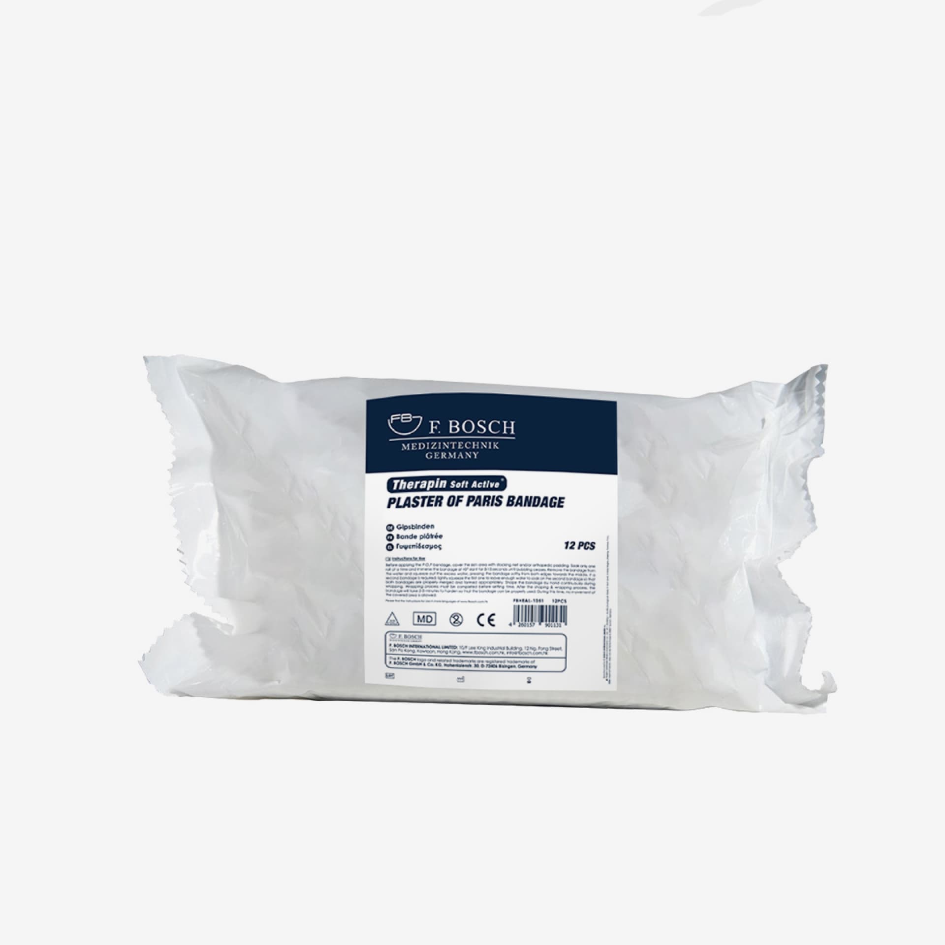 FBHEAL-1051: F. Bosch Therapin Soft Active® Plaster of Paris Bandage, 10cm x 3m